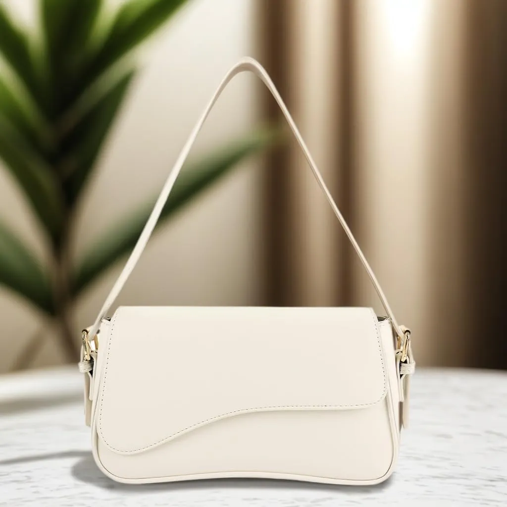Barabum Shoulder Bag for Women,Y2K Trendy Purse Vegan Leather Hobo Handbags,Clutch Saddle Bag with 2 Removable Straps