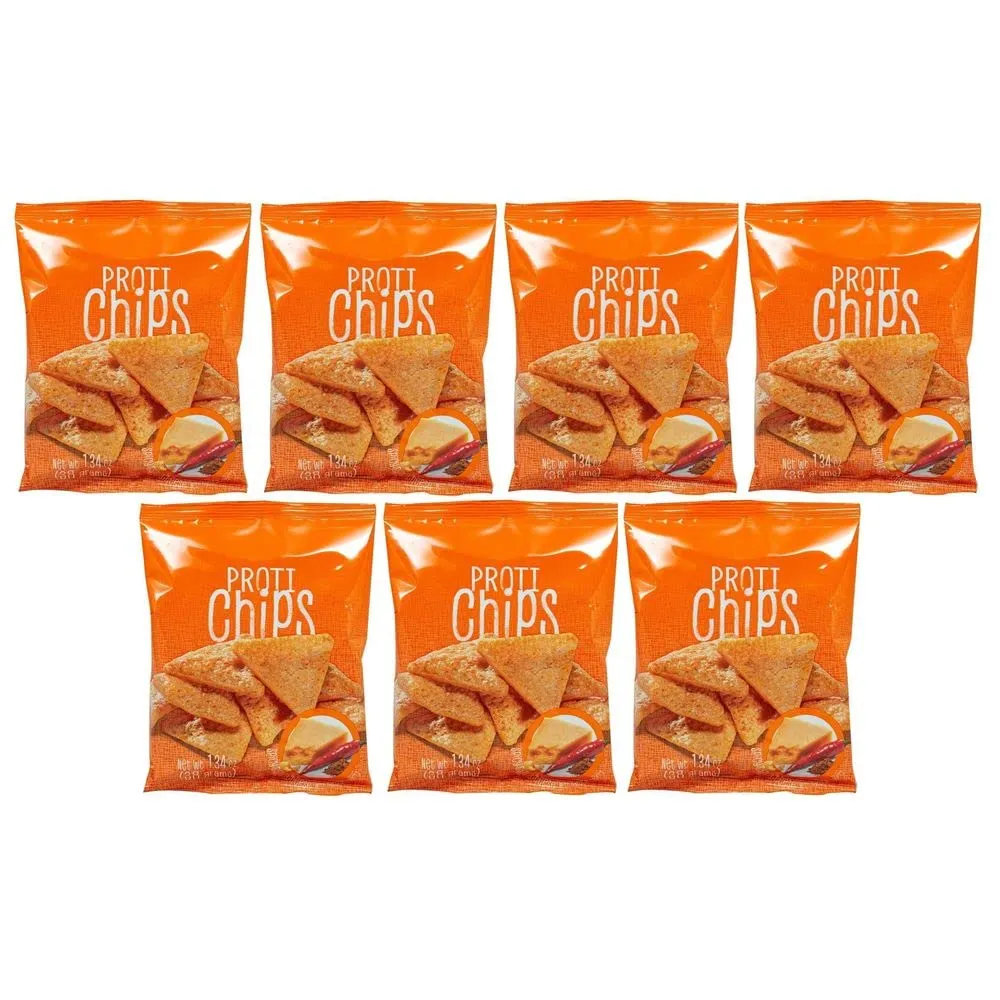 BariatricPal Proti Diet Protein Chips - Spicy Nacho Cheese (7 Bags)