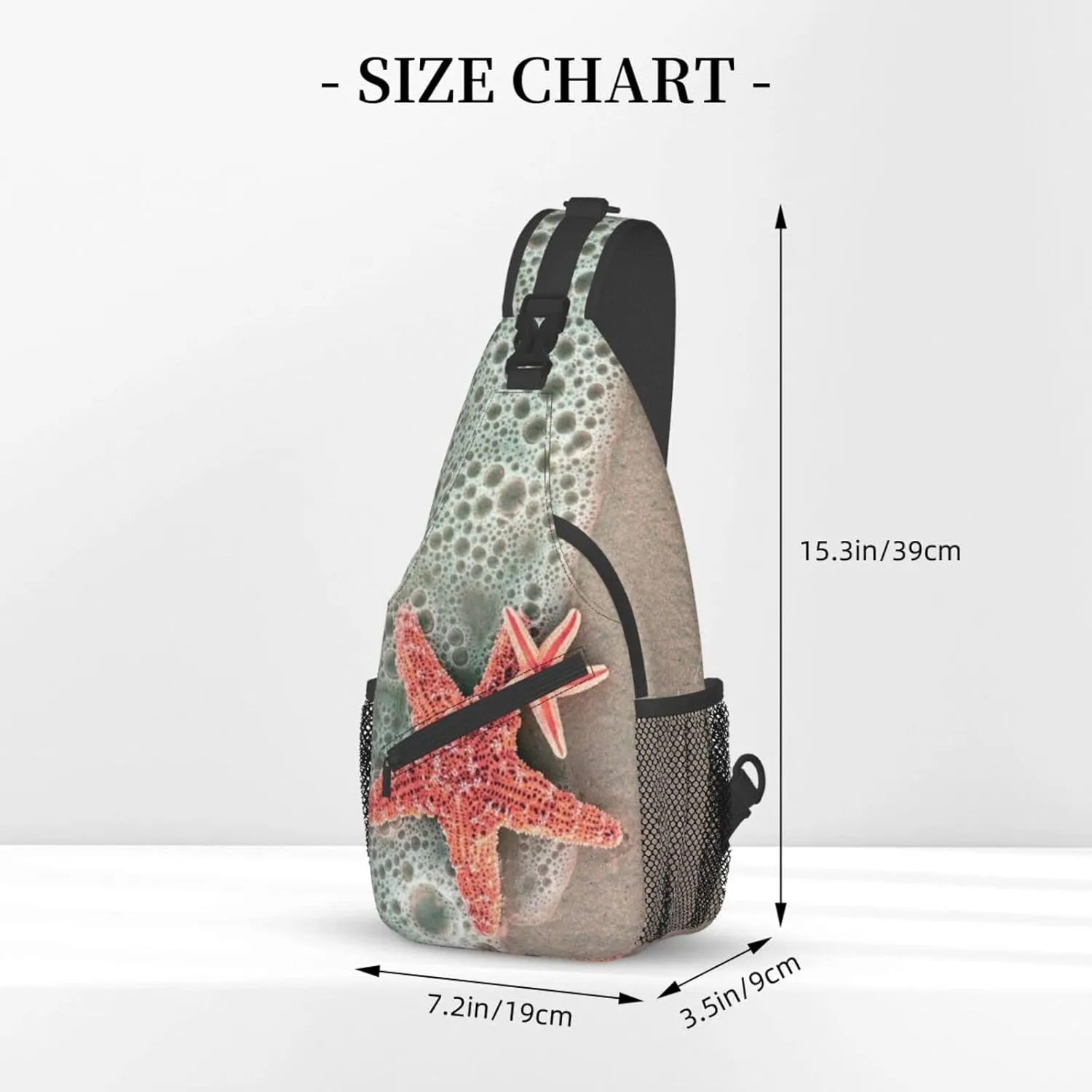 Beach Sling Bag Palm Crossbody Chest Daypack Casual Backpack Beach Shoulder Bag