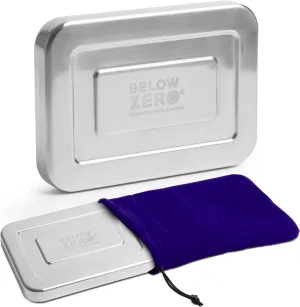 Below Zero Deluxe Stainless Steel Cooling Pack - Durable Ice Pack Lasts 48 Hours, Ice Pack for Bento, Lunch Bags, Coolers, Picnics, Camping, Beachgoers, Sporting Events - Longest Lasting (3 Pack)