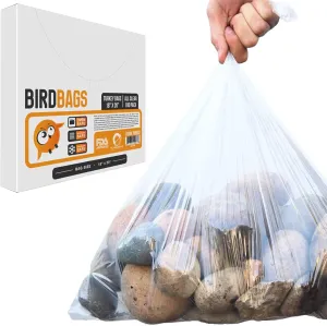 BirdBags Turkey Bags, 18” x 20” 100 Pack, USA & EU-Approved, Freezer Safe, Oven Safe, Great Heat-Safe 450*F Cooking Bags for Oven & Turkey Brining, Heavy Duty Oven Bags for Turkey