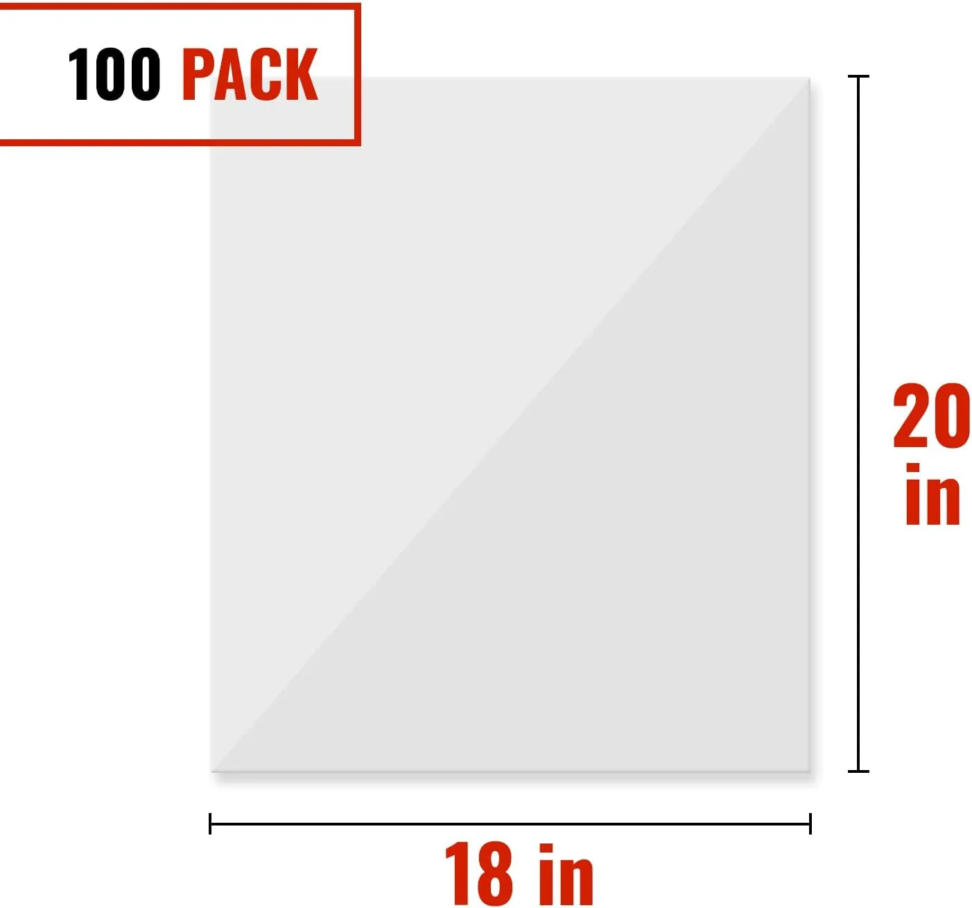 BirdBags Turkey Bags, 18” x 20” 100 Pack, USA & EU-Approved, Freezer Safe, Oven Safe, Great Heat-Safe 450*F Cooking Bags for Oven & Turkey Brining, Heavy Duty Oven Bags for Turkey