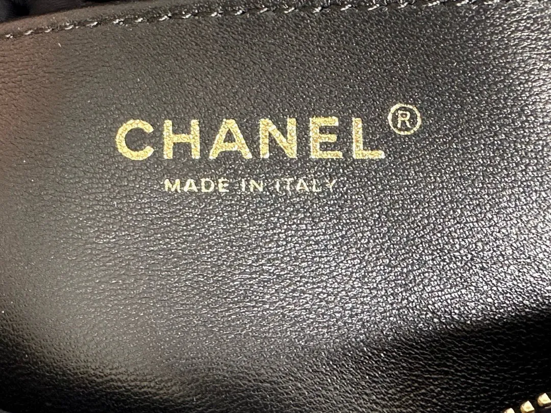 Black Bag Best-in-class Shiny Limited edition 24K 23cm Hobo Lambskin CHANEL
