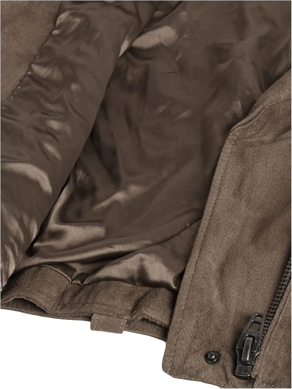 [BLANKNYC] womens Luxury Clothing Cropped Suede Leather Motorcycle Jackets, Comfortable & Stylish Coats