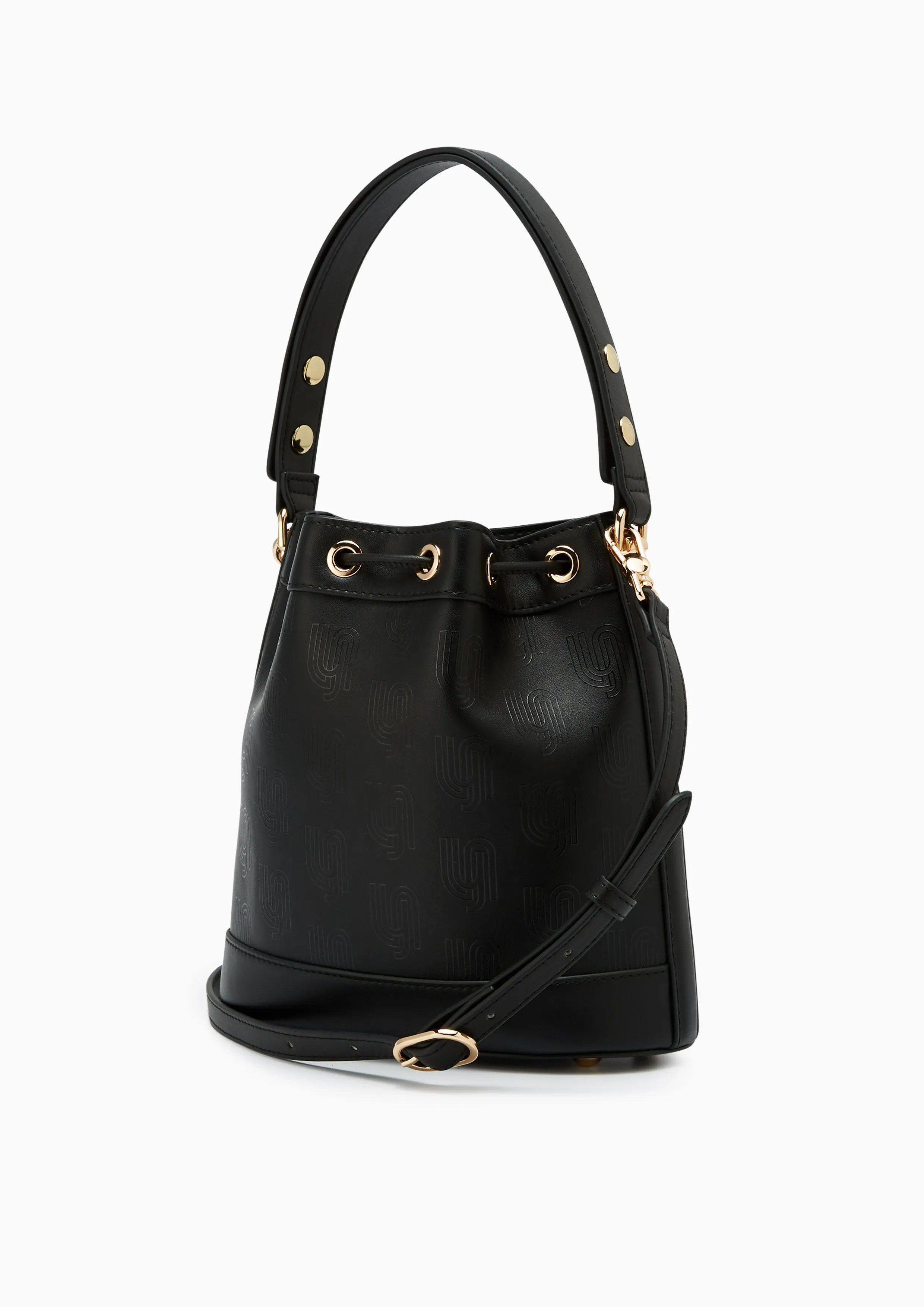 Blossom Infinite Bucket Bag - Printed Black