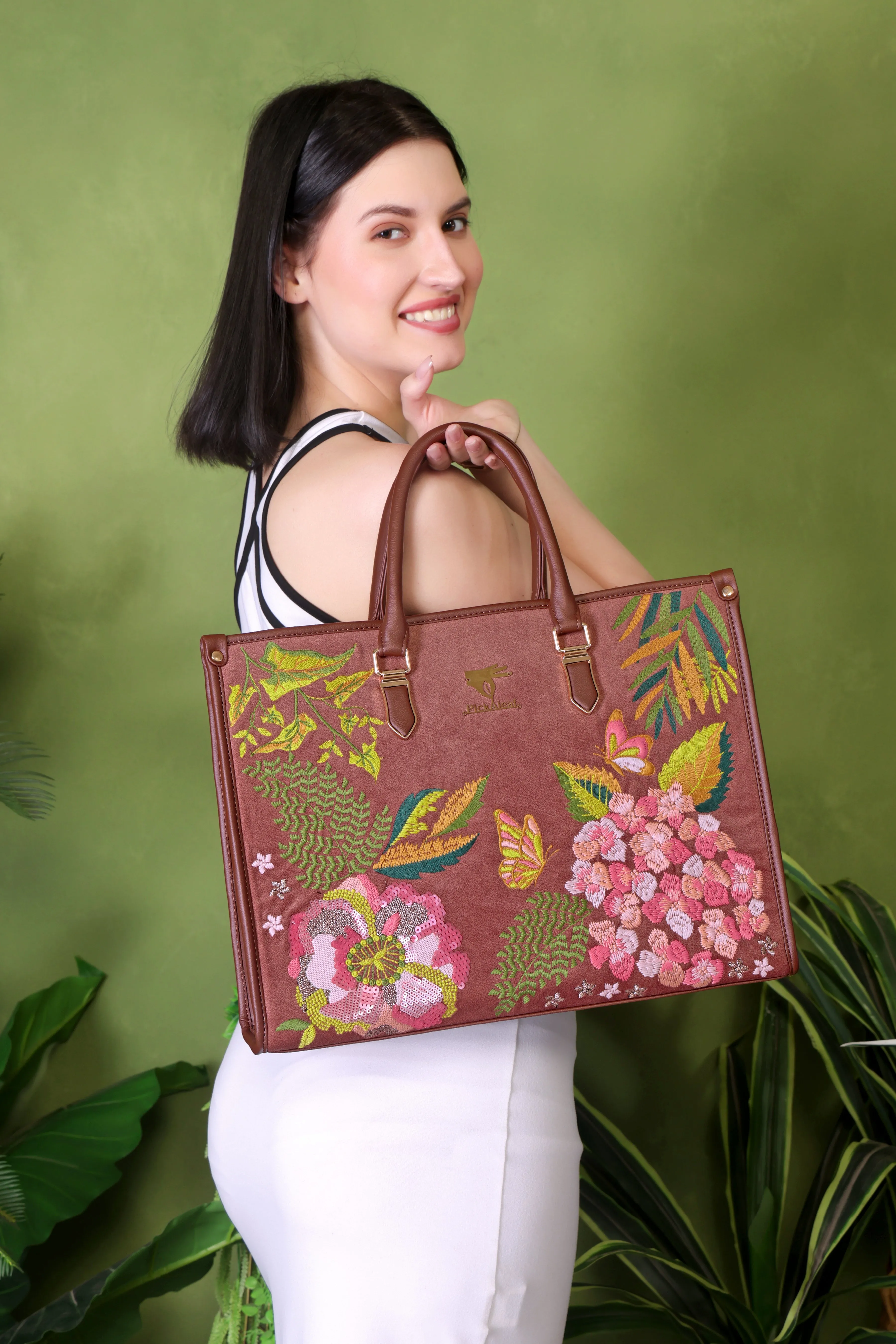 Blossom Wood Tote Bag