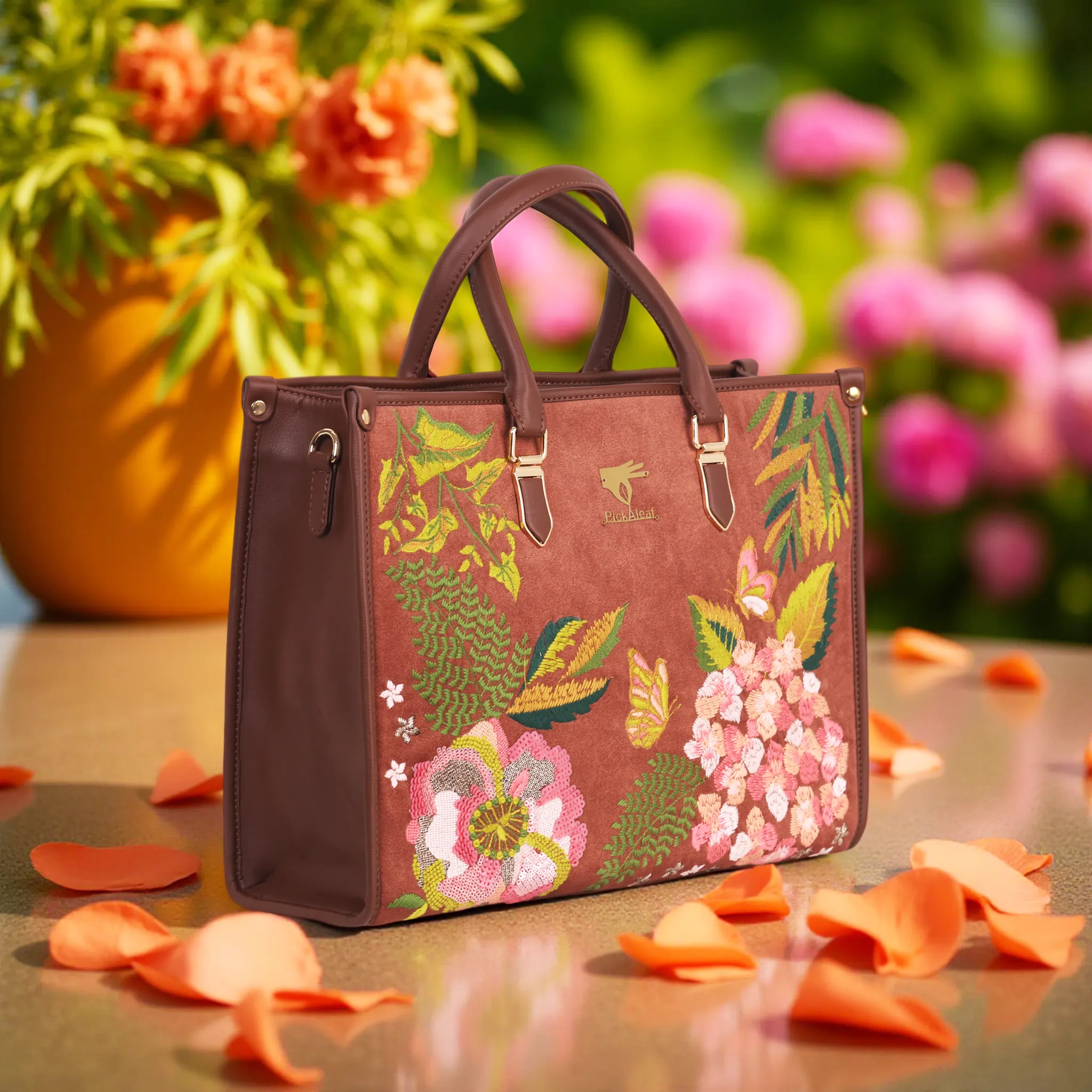 Blossom Wood Tote Bag