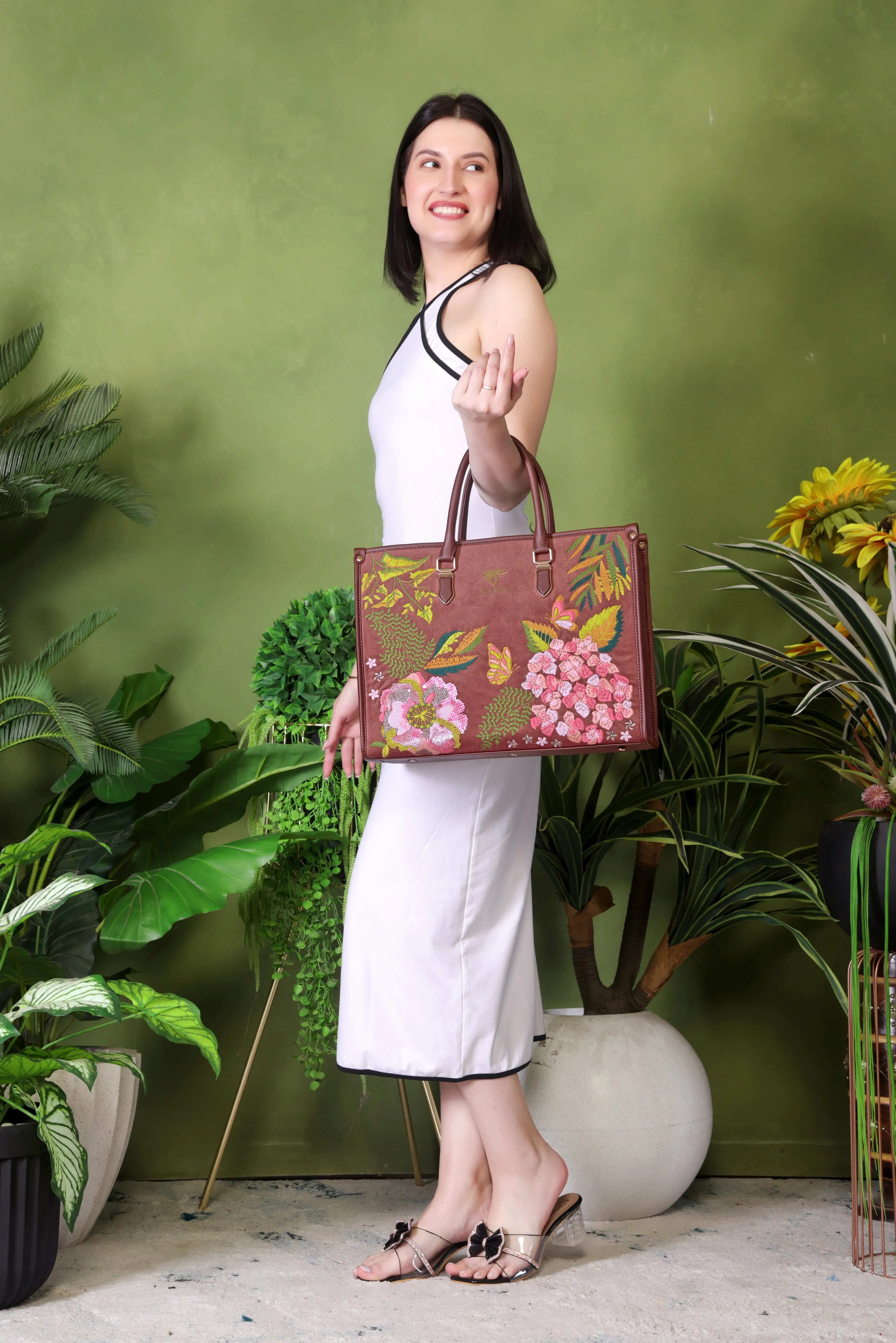 Blossom Wood Tote Bag