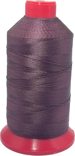 Bonded Nylon Sewing Thread Size #138 T135 1250yds for Outdoor Upholstery (Burgundy red)
