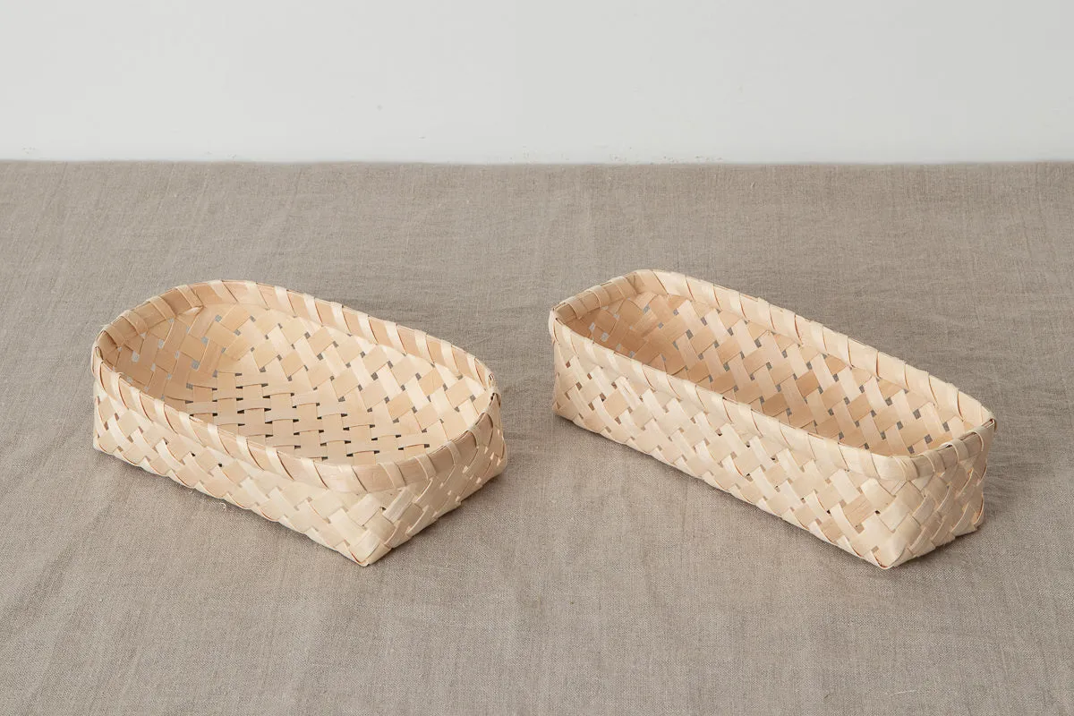 Bread basket, Cutlery basket / Itaya maple / Akita-JPN 720906