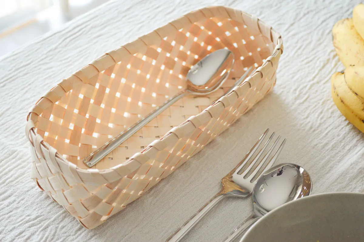 Bread basket, Cutlery basket / Itaya maple / Akita-JPN 720906