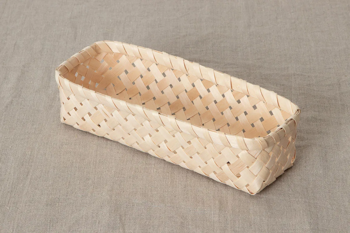 Bread basket, Cutlery basket / Itaya maple / Akita-JPN 720906