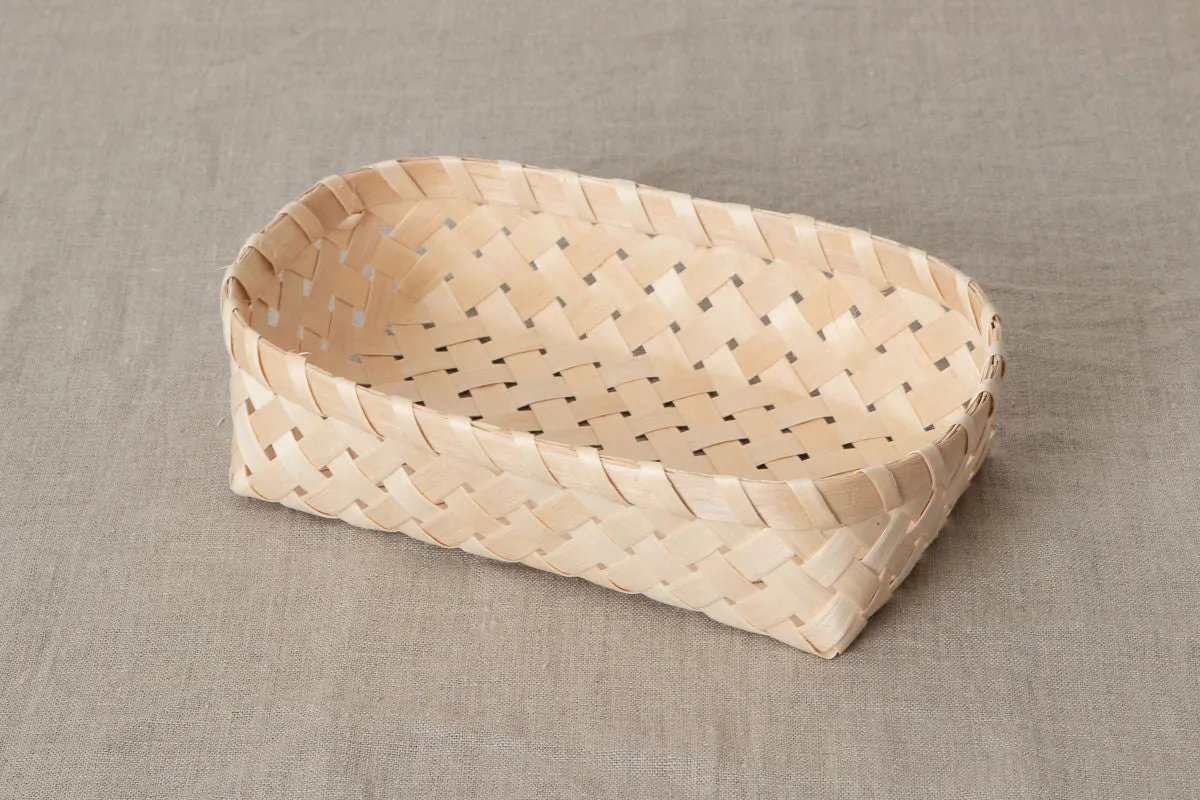 Bread basket, Cutlery basket / Itaya maple / Akita-JPN 720906