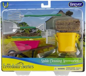 BREYER Classics Stable Cleaning Accessories Toy 10"L X 2.375"W X 8.5"H