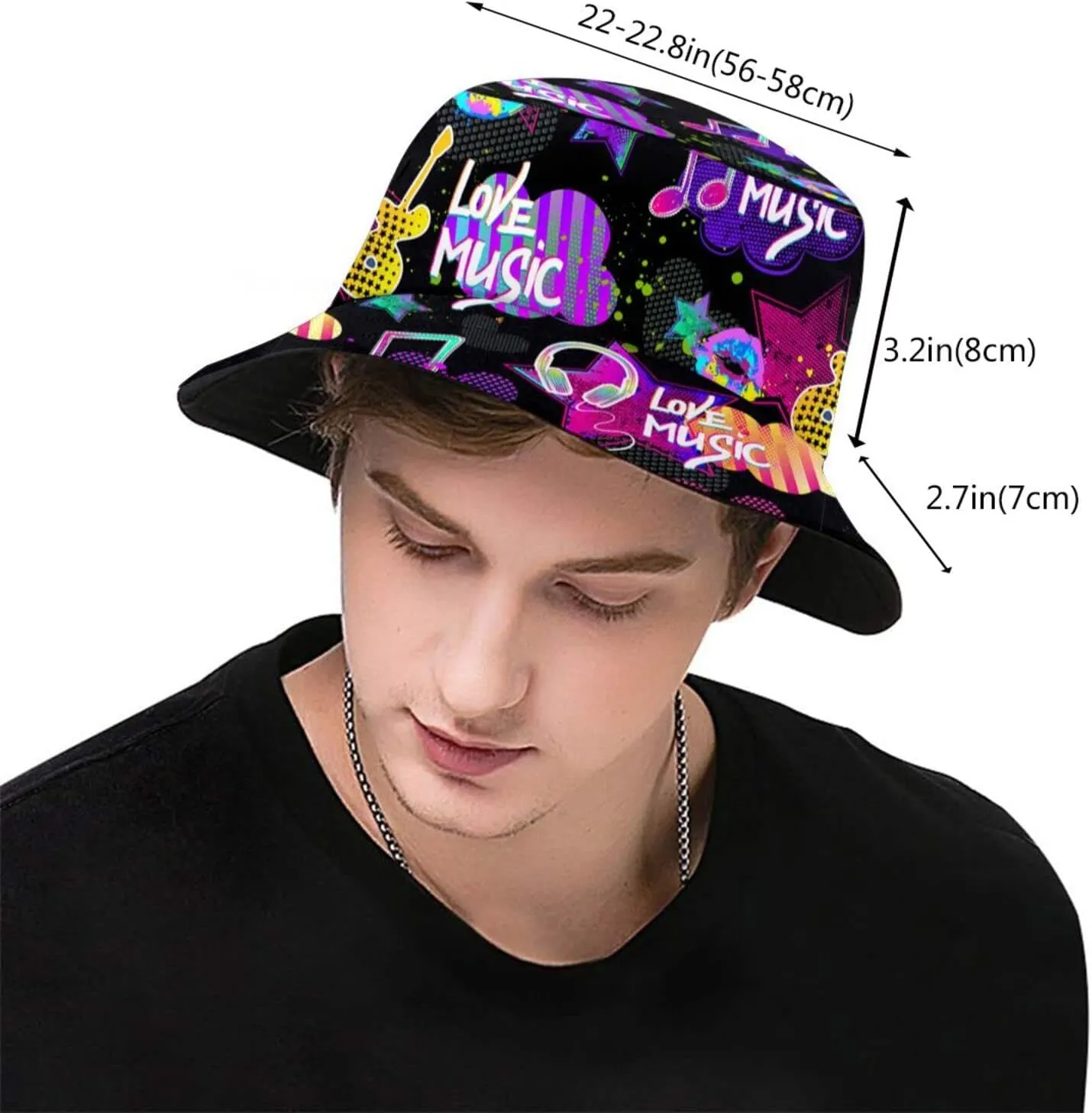 Bucket Hat Sun Beach Packable Fisherman Cap for Women Men Summer Outdoor Hiking