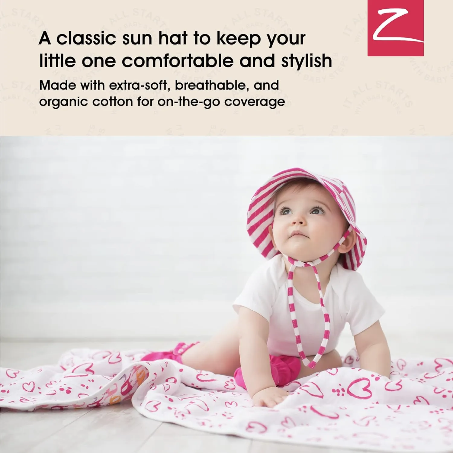 Bucket Sun Hat - White