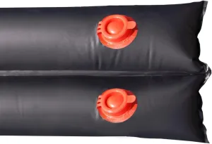 Buffalo Blizzard Black 10-Foot Long Double Chamber Water Bags | 12 Pack | 22-Gauge Heavy-Duty Vinyl Material | Secures Winter Cover to Rectangular Swimming Pools
