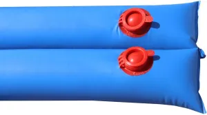 Buffalo Blizzard Blue 10-Foot Long Double Chamber Water Bags | 12 Pack | 22-Gauge Heavy-Duty Vinyl Material | Secures Winter Cover to Rectangular Swimming Pools