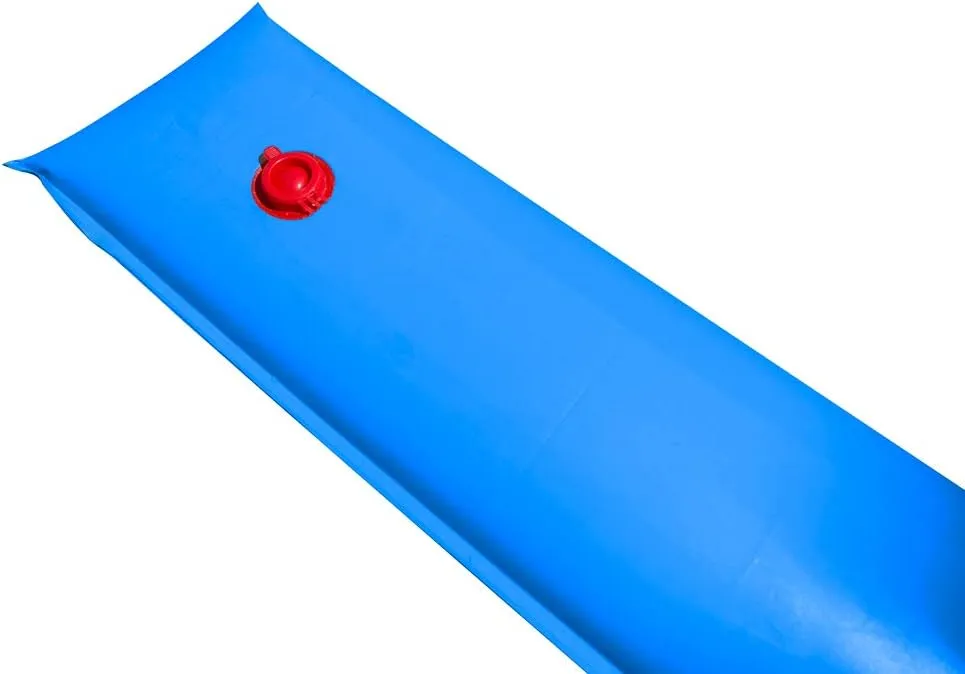 Buffalo Blizzard Blue 4-Foot Long Single Chamber Water Bags | 12 Pack | 16-Gauge Heavy-Duty Vinyl Material | Secures Rectangular Winter Cover to Swimming Pools