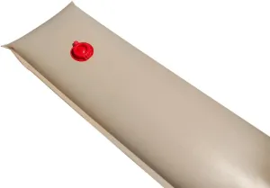 Buffalo Blizzard Tan 4-Foot Long Single Chamber Water Bags | 12 Pack | 16-Gauge Heavy-Duty Vinyl Material | Secures Rectangular Winter Cover to Swimming Pools