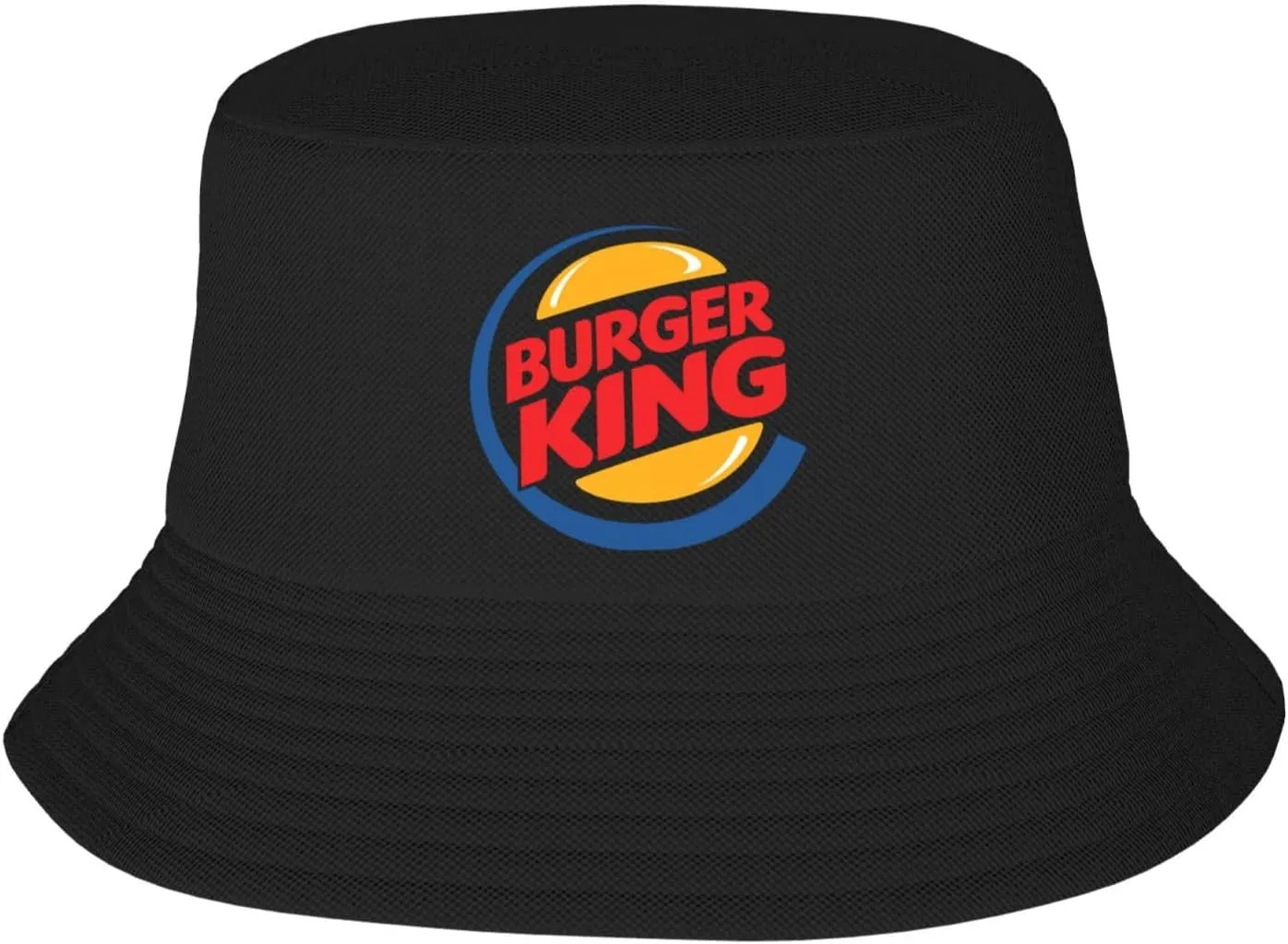 Burger King Bucket Hat Summer Sun Cap Man Women Outdoor Travel Sun Hat Black