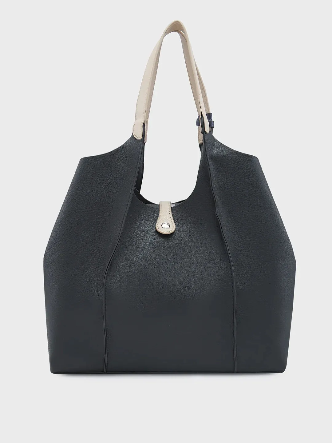 Caprese Tiera Large Black Hobo Bag