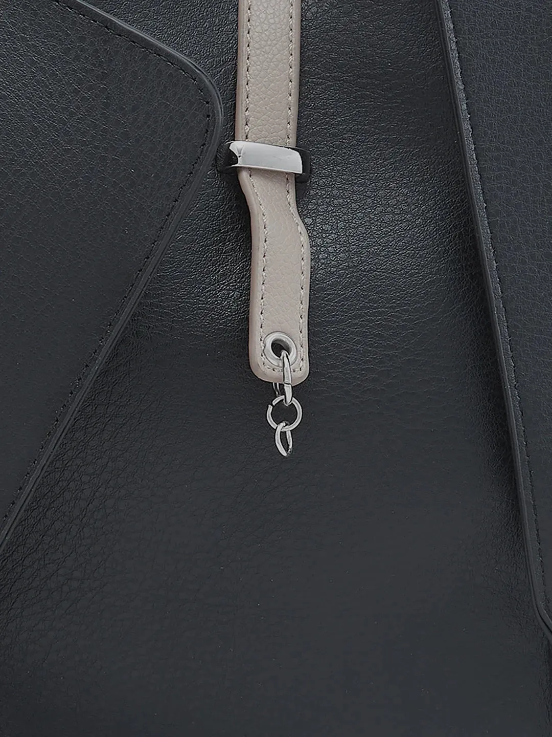 Caprese Tiera Large Black Hobo Bag