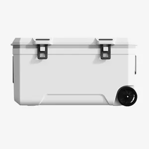 Car Camping Coolers for Dacia Bigster/Dokker/Duster/Jogger/Lodgy/Sandero/Spring, Waterproof Portable Cooler, Leak Proof Picnic Insulated Bag, Ultra-Light Premium Ice Chest Box,B-White-120L