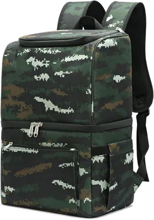 Car Camping Coolers for Land Rover Freelander/LR2/LR3/LR4/Series, Waterproof Portable Cooler, Leak Proof Picnic Insulated Bag, Ultra-Light Premium Ice Chest Box,F-Rainforest Camouflage
