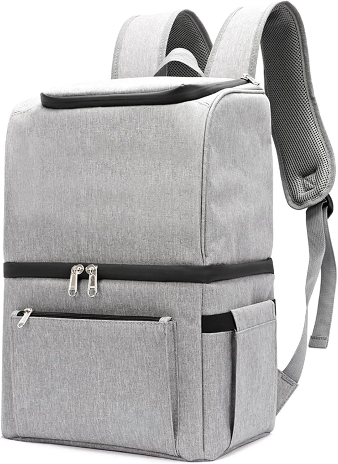 Car Camping Coolers for Peugeot 2008/3008/4008/5008/Partner/Rifter/Bipper, Waterproof Portable Cooler, Leak Proof Picnic Insulated Bag, Ultra-Light Premium Ice Chest Box,C-Gray
