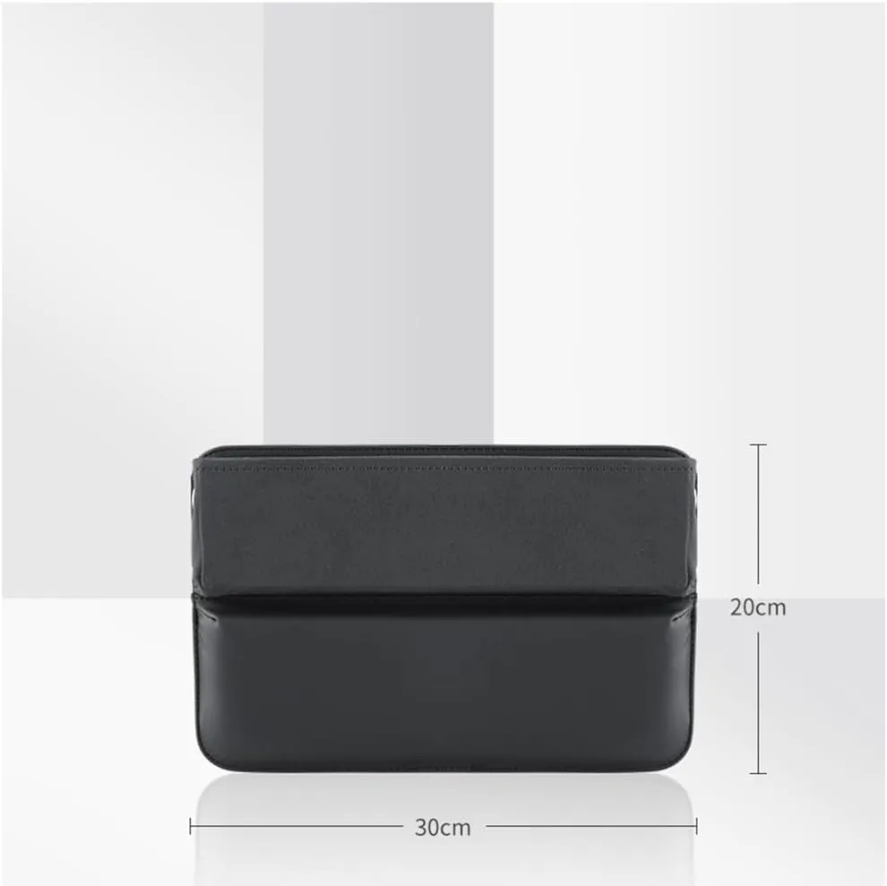 Car Seat Storage Box for Maserati Ghibli Quattroporte Levante GT GC Series Car Seat Gap Organizer Seat Side Bag Reserved Charging Cable Hole Car Accessories,Red