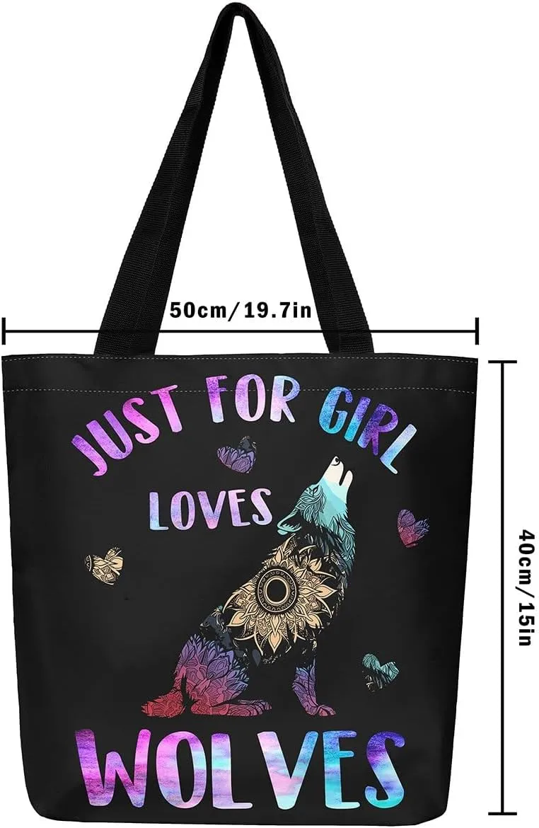 Cartoon Milk Cow Canvas Tote Bag Lovely Farm Animal Kawaii Beach Bag,Strawberry Flowers Handbag for Women