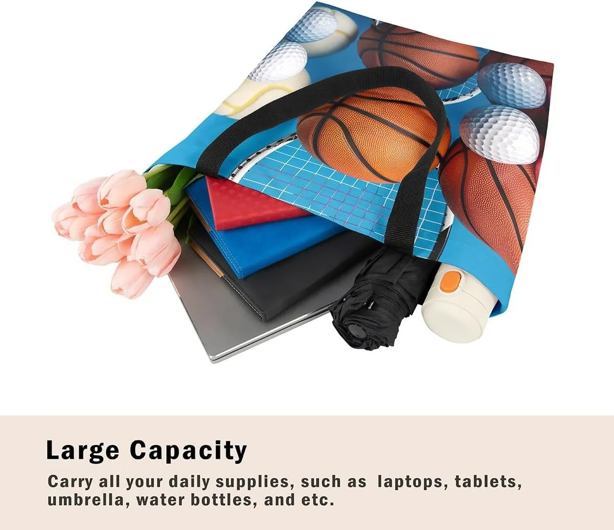 Cartoon Vehicle Canvas Tote Bag,Racing Car Foldable Beach Bag Kids Extreme Sports Reusable Grocery Shoulder Bag