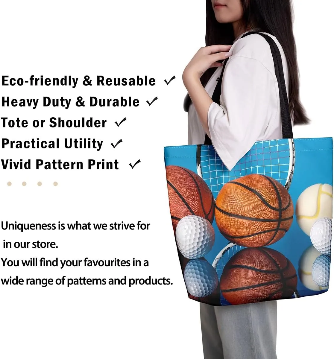 Cartoon Vehicle Canvas Tote Bag,Racing Car Foldable Beach Bag Kids Extreme Sports Reusable Grocery Shoulder Bag