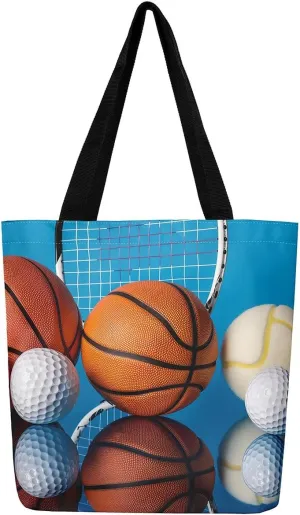 Cartoon Vehicle Canvas Tote Bag,Racing Car Foldable Beach Bag Kids Extreme Sports Reusable Grocery Shoulder Bag