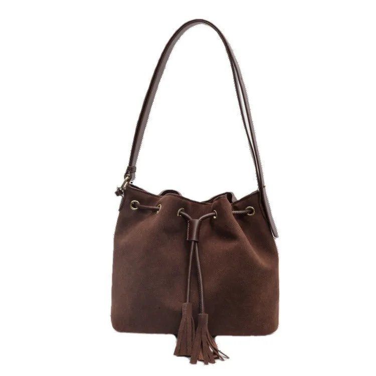 Celeste | Elegantly Tasselled Bucket Bag