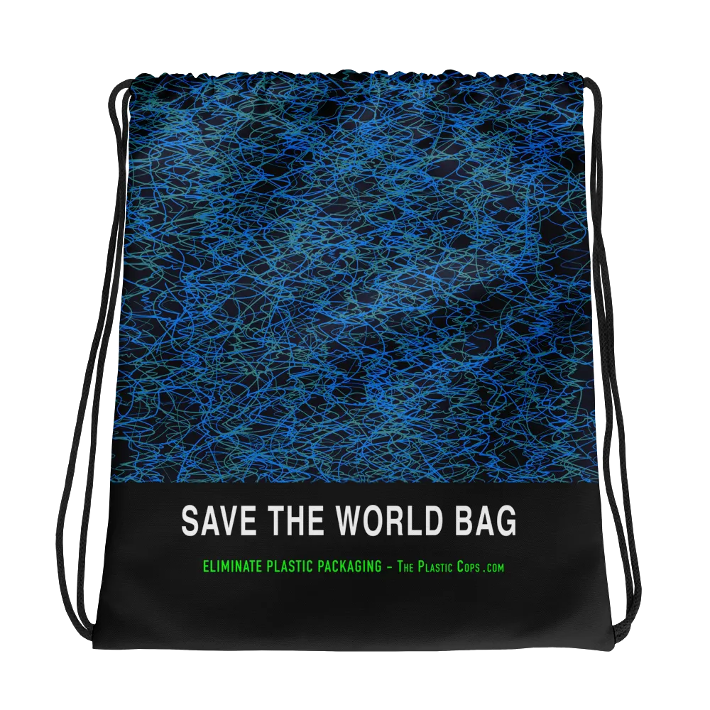 #cf67c9a0 - Oceanic Southeast Indian Ridge - ALTINO Draw String Bag - Earth Collection