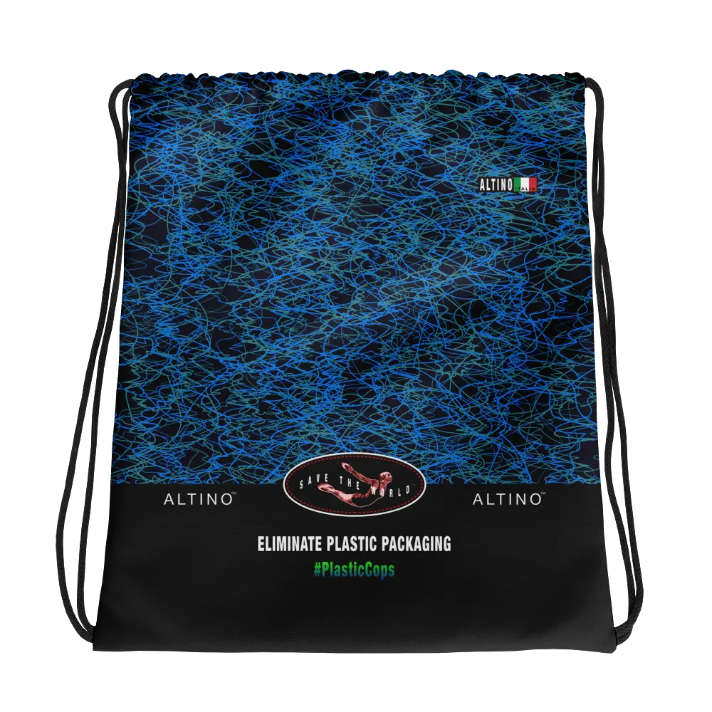 #cf67c9a0 - Oceanic Southeast Indian Ridge - ALTINO Draw String Bag - Earth Collection