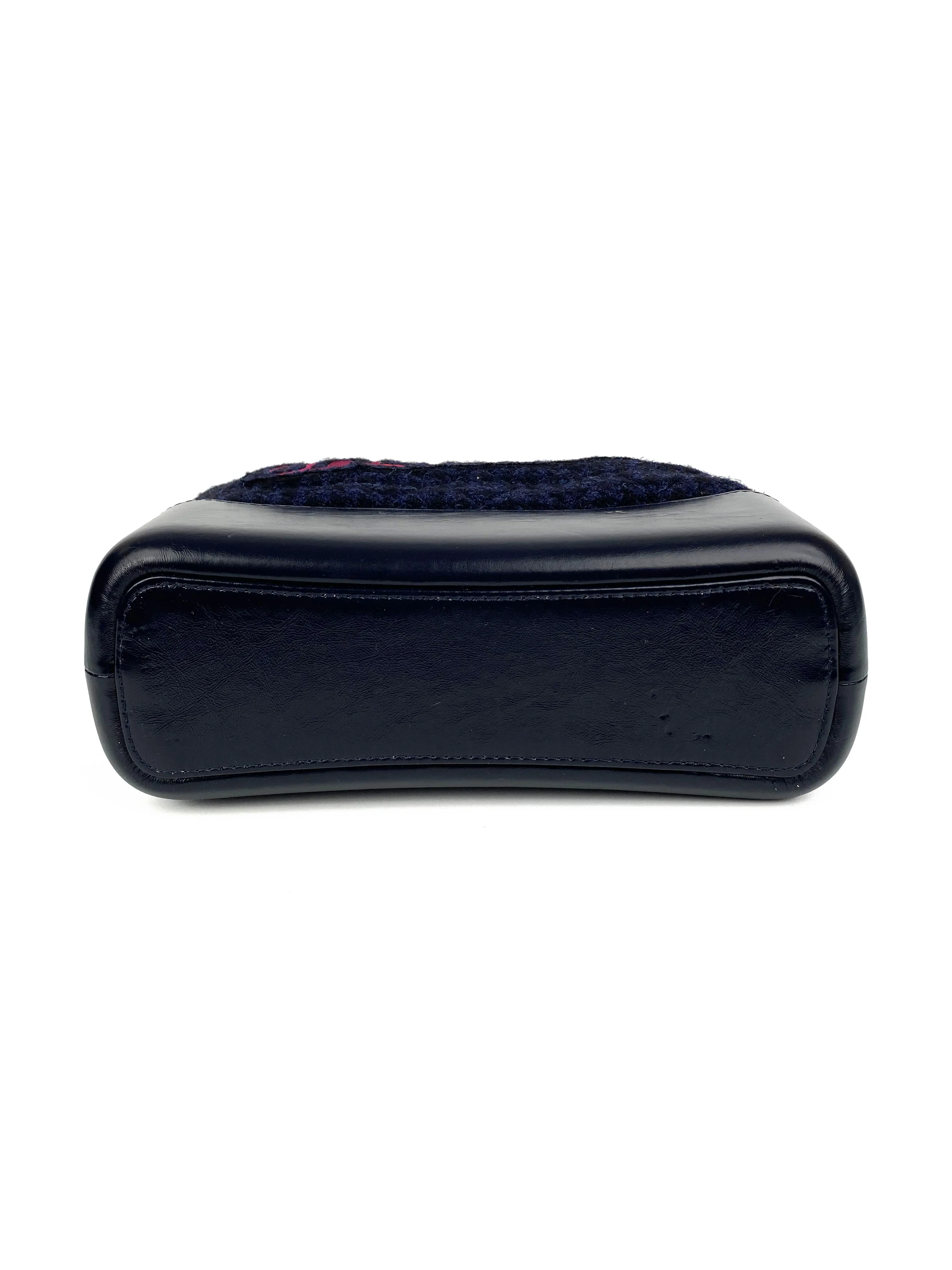 Chanel Navy Tweed Gabrielle Bag