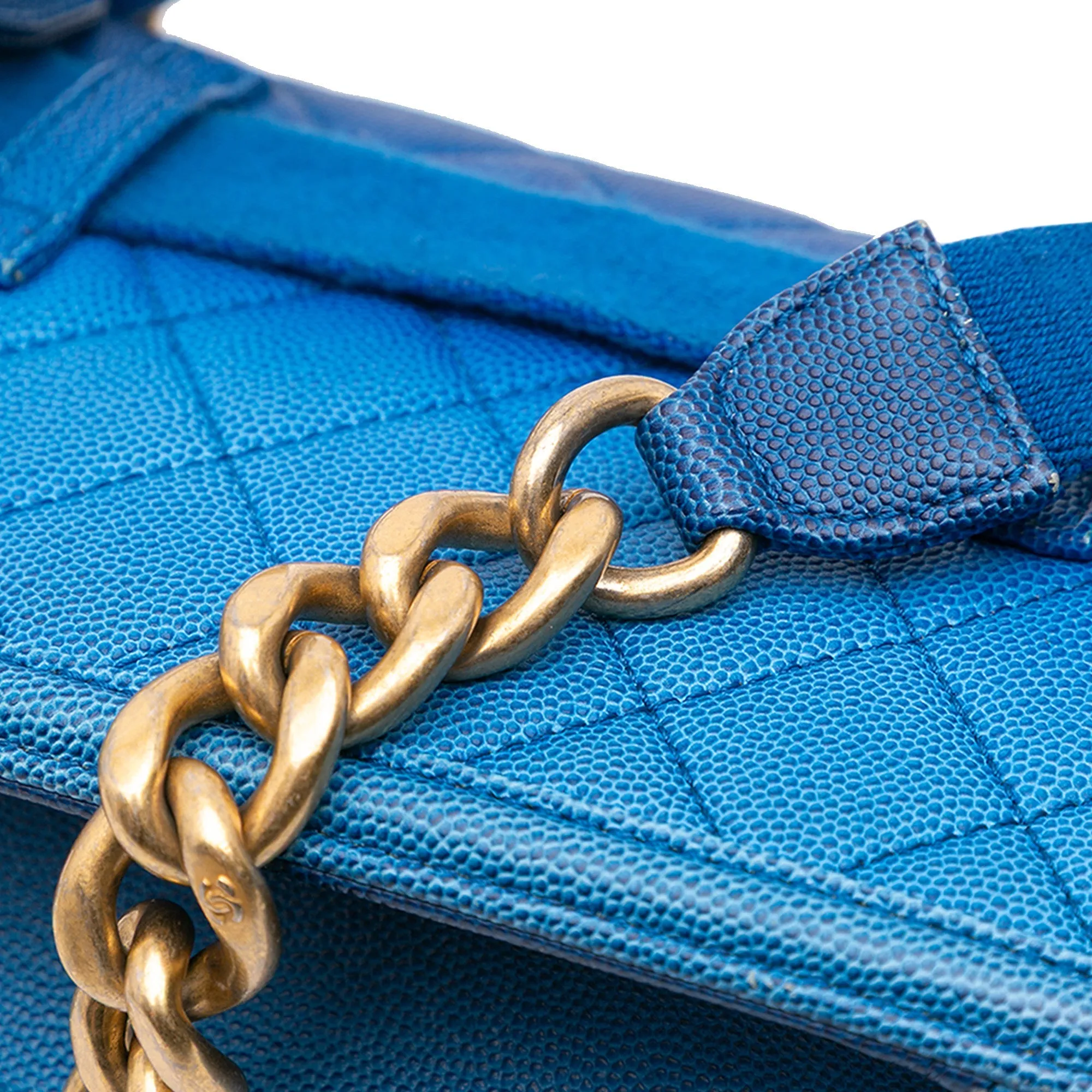 Chanel Quilted Caviar Sunset On The Sea Flap Belt Bag