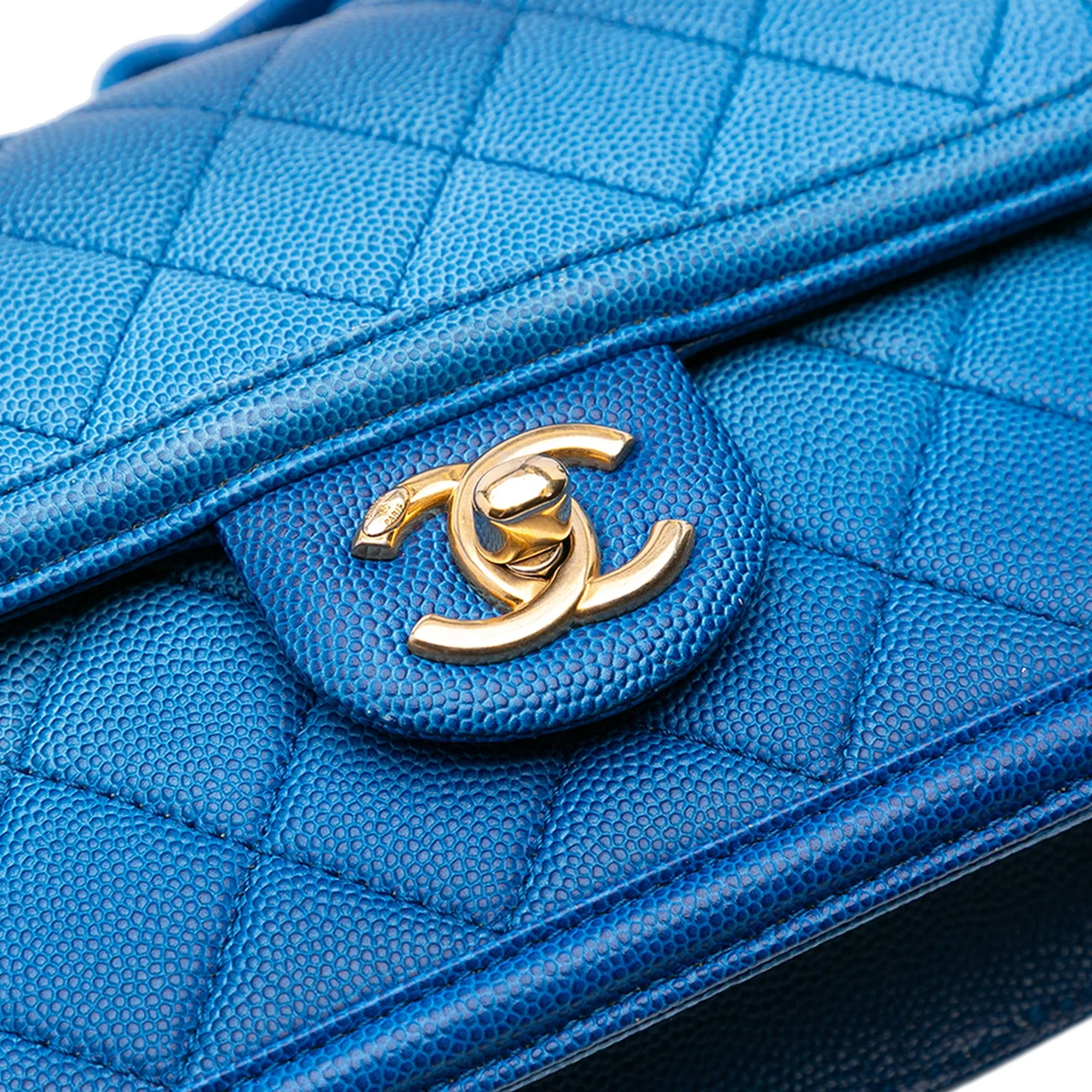 Chanel Quilted Caviar Sunset On The Sea Flap Belt Bag
