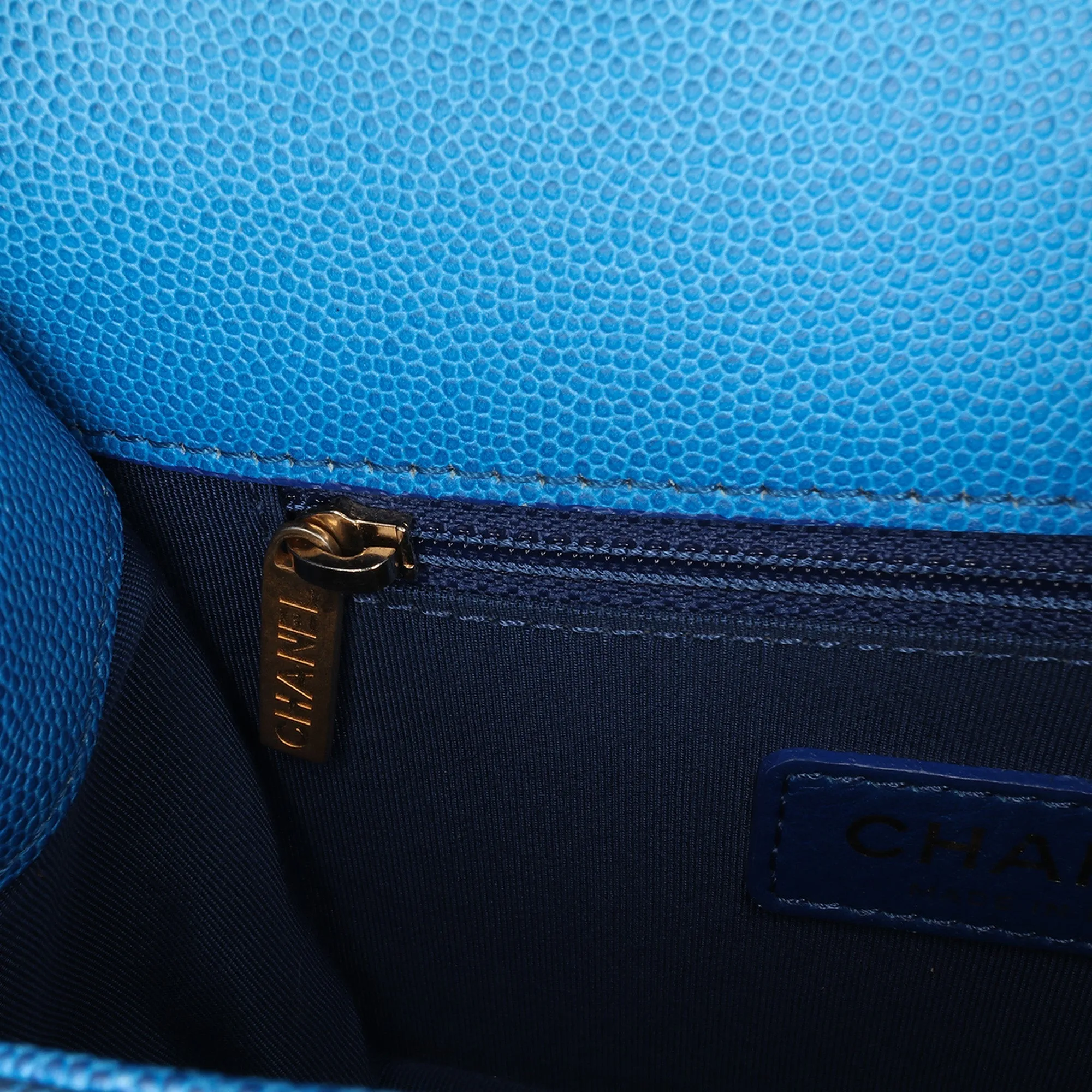 Chanel Quilted Caviar Sunset On The Sea Flap Belt Bag
