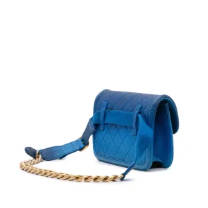 Chanel Quilted Caviar Sunset On The Sea Flap Belt Bag