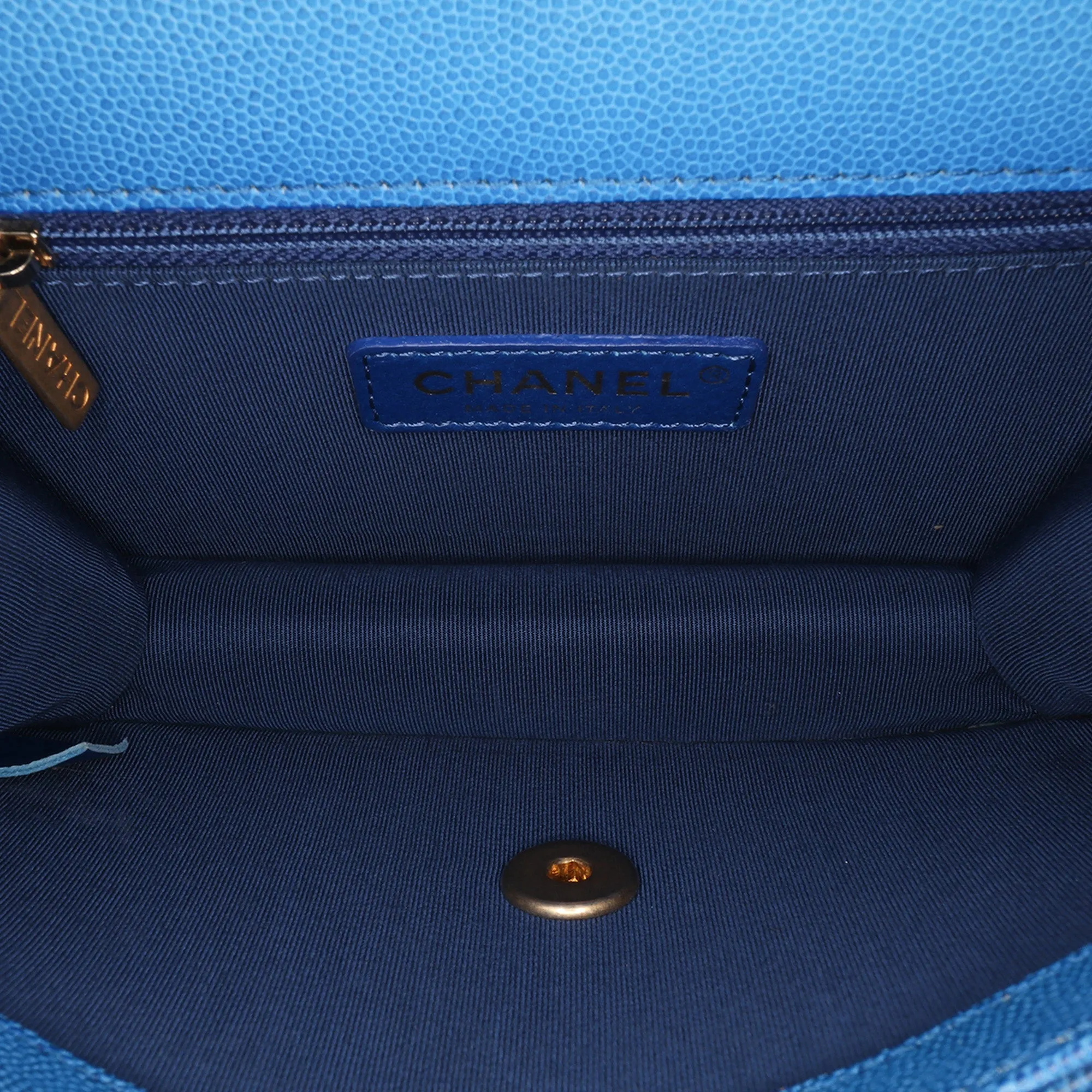 Chanel Quilted Caviar Sunset On The Sea Flap Belt Bag