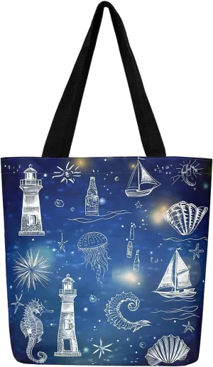 Chemical Equation Canvas Tote Bag for Women,Chemistry Large Capacity Gym Bag Science Students Learning Gift
