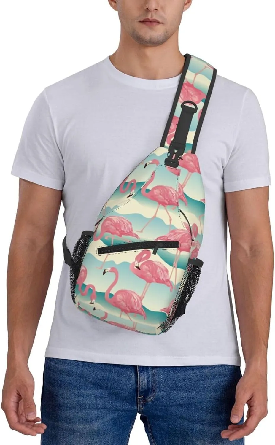 Chest Sling Bag Crossbody Shoulder Backpack Bag Gym Cycling Travel Hiking Daypack Cross Bag