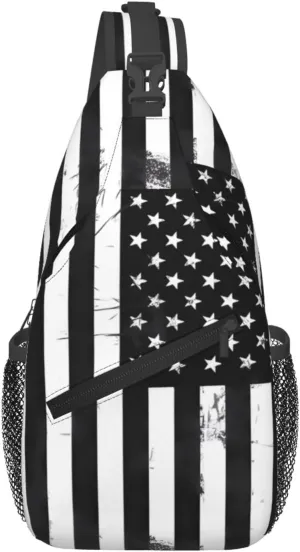 Chest Sling Bag Crossbody Shoulder Backpack Bag Gym Cycling Travel Hiking Daypack Cross Bag