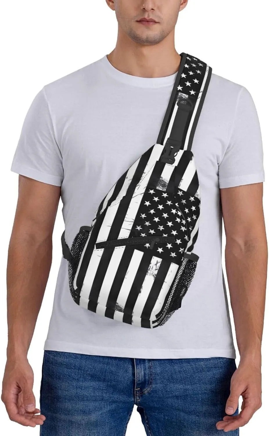 Chest Sling Bag Crossbody Shoulder Backpack Bag Gym Cycling Travel Hiking Daypack Cross Bag