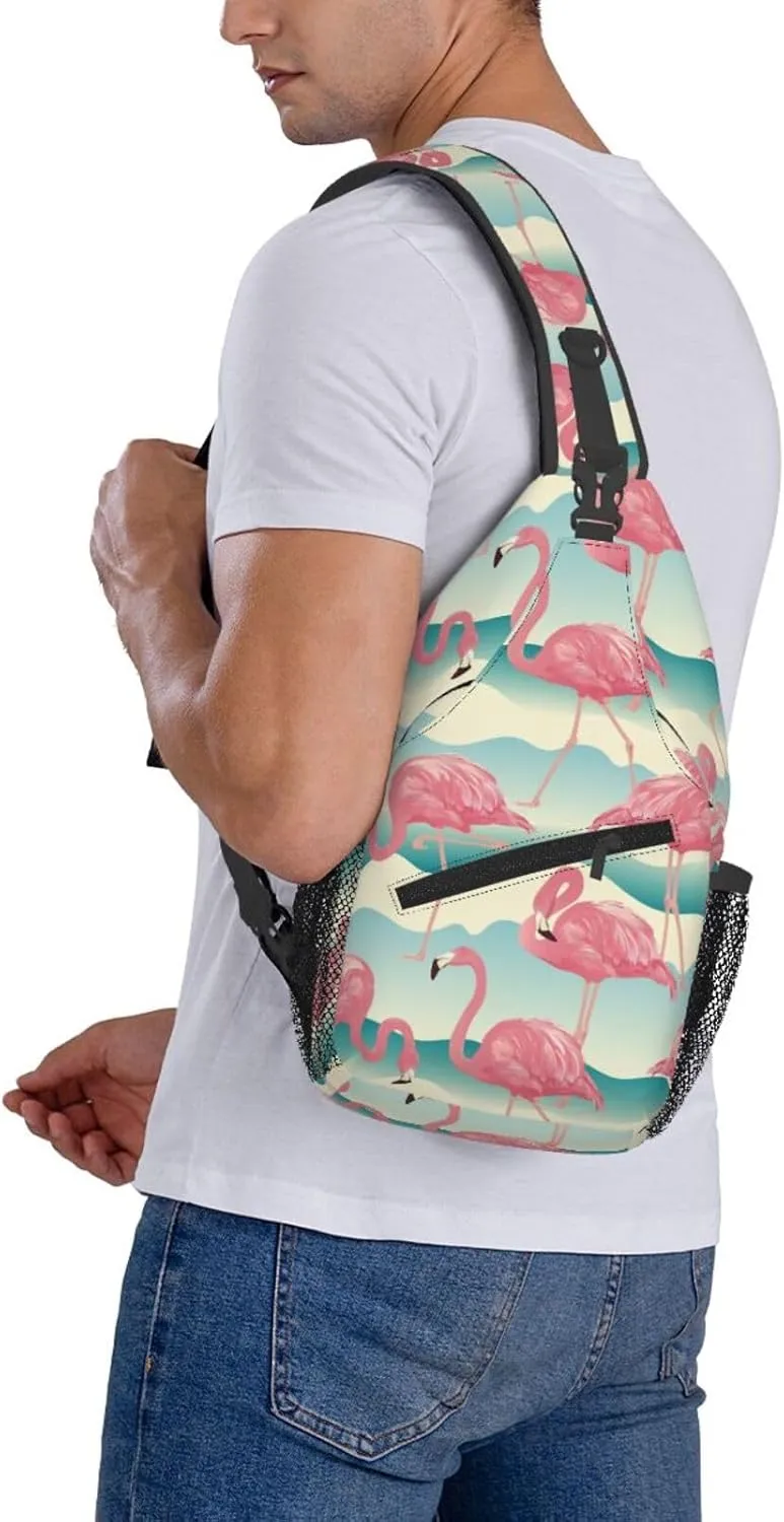 Chest Sling Bag Crossbody Shoulder Backpack Bag Gym Cycling Travel Hiking Daypack Cross Bag