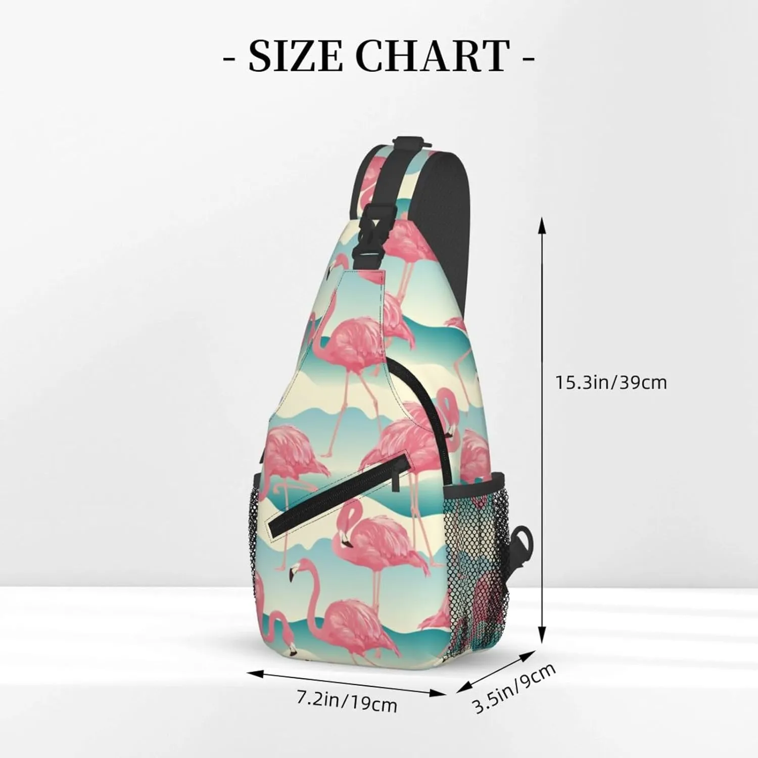 Chest Sling Bag Crossbody Shoulder Backpack Bag Gym Cycling Travel Hiking Daypack Cross Bag